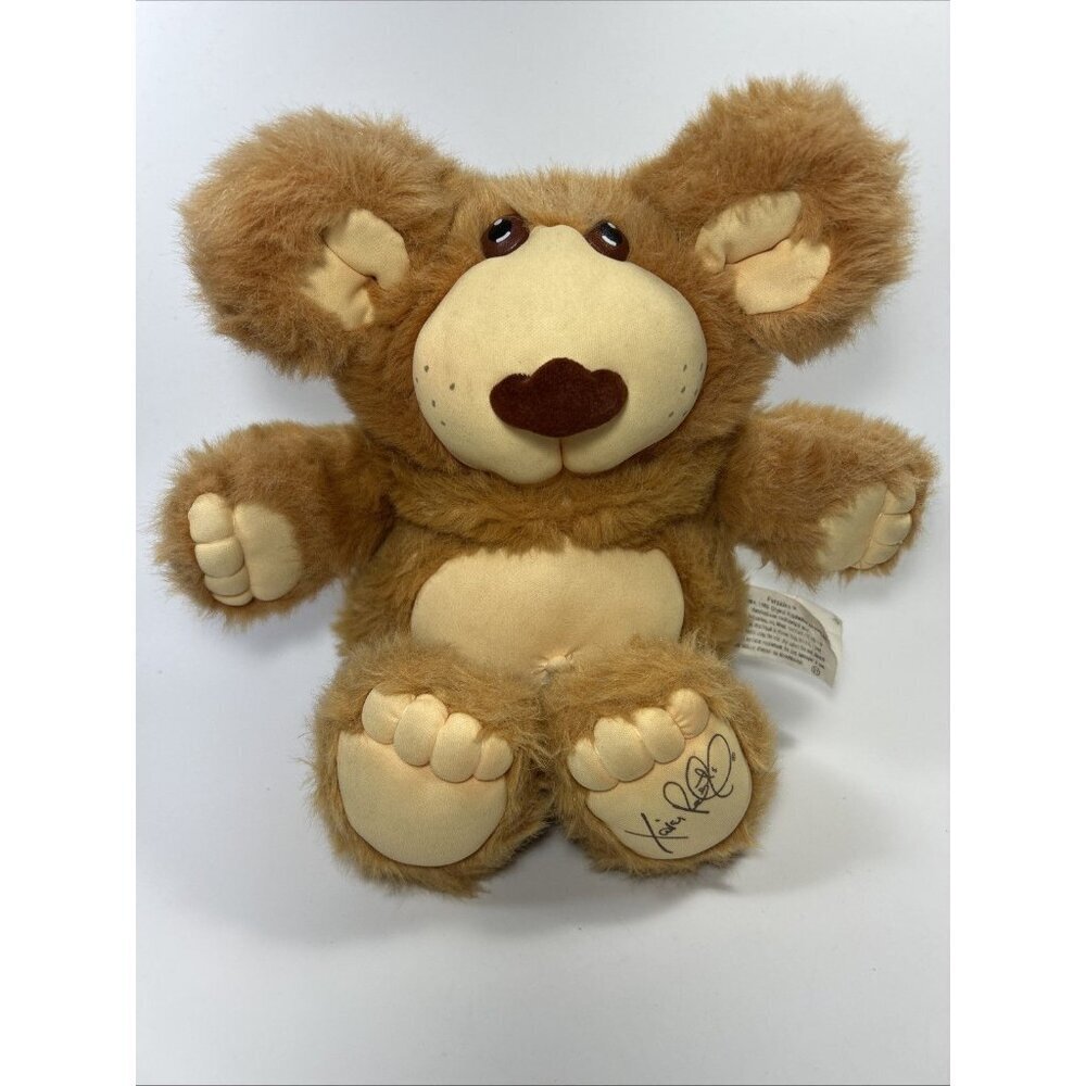 Furskins Bear Xavier Roberts 1985 Vtg Plush 14” Toy Stuffed Cabbage Patch Bear